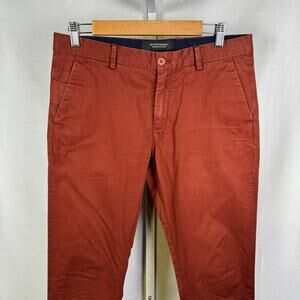 Scotch & Soda Mott Flat Front Khaki Chino Slim Fit Pant Men's Size 30/32
